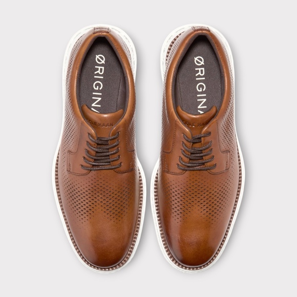 Mens Cole Haan OriginalGrand 2.0 Oxfords, British Tan. C40398 main image 5